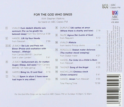 For the God Who Sings