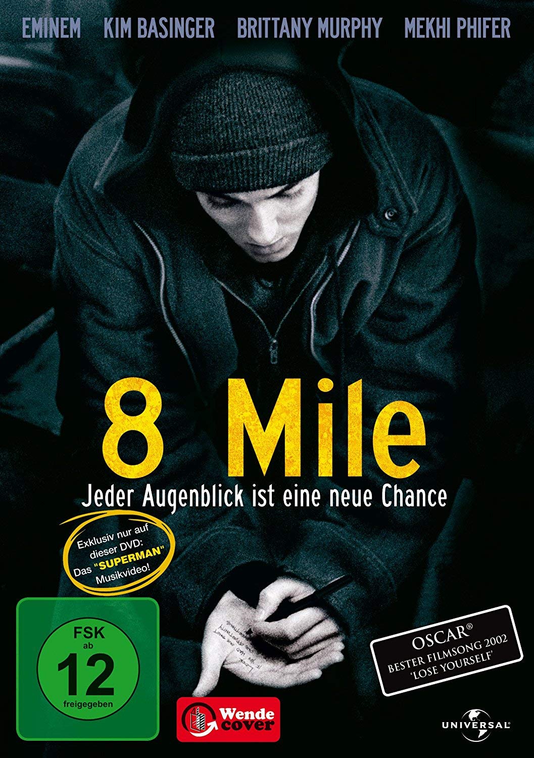 MOVIE - 8 MILE (REGION 2) (1 DVD)