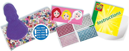 SES- Beedz – Set di Perline da Stirare con Diamanti Principesse, Vari Colori, 6269