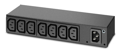APC AP6015A unidad de distribución de energía (PDU) 0U/1U Negro 8 salidas AC - Unidad de distribución de energía (PDUs) (Básico, 1U, Horizontal, Negro, VDE, CE, 8 salidas AC