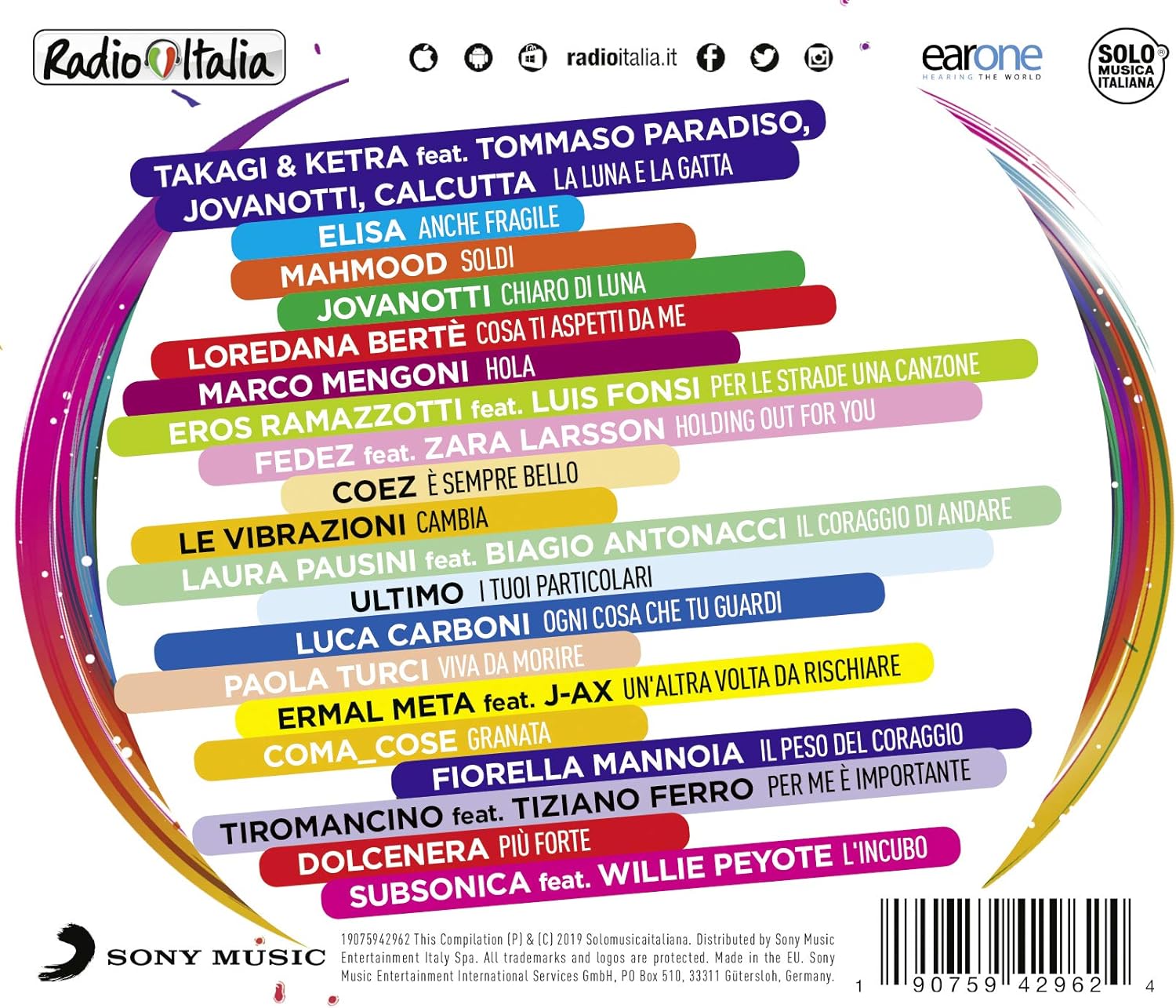 Radio Italia Spring 2019