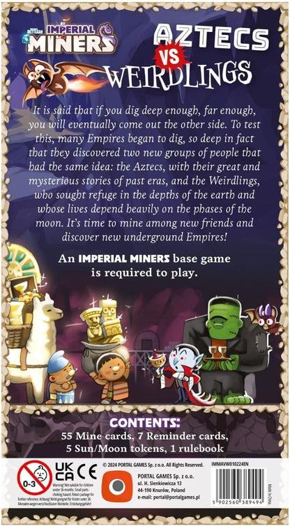 Portal Games Imperial Miners: Aztecs vs Weirdlings Card Game