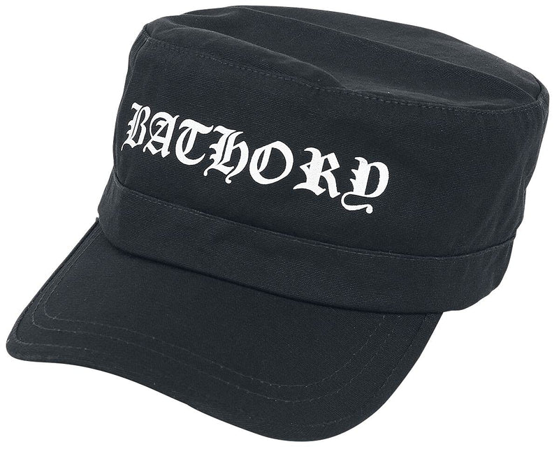 BATHORY Logo - Army Cap Cap Black, 100% Cotton