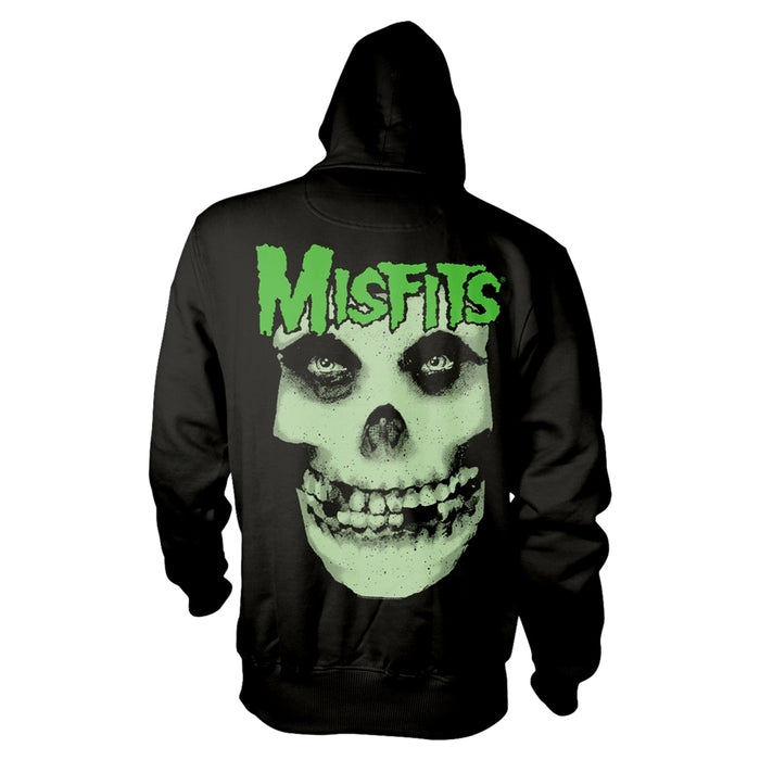 MISFITS - GLOW JUREK SKULL BLACK Hooded Sweatshirt X-Large