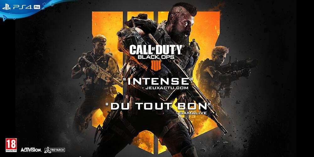Activision NG CALL OF DUTY BLACK OPS 4 - PS4 nv prix, 5030917239229