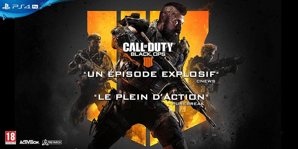Activision NG CALL OF DUTY BLACK OPS 4 - PS4 nv prix, 5030917239229