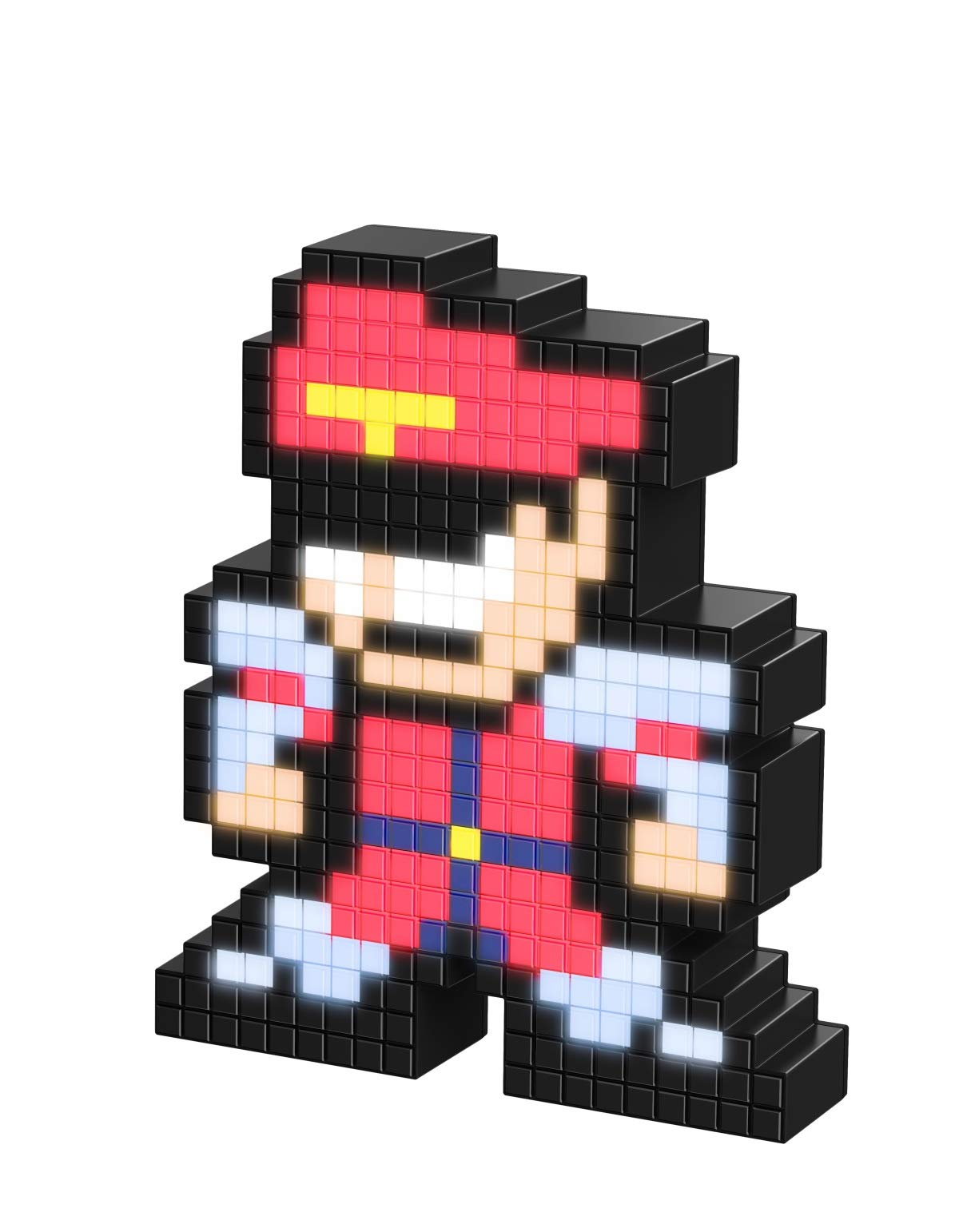 PDP "878-033-NA-BISON"Pixel Pals-Streen Fighter Bison, Red/Blue, 8.8 x 11.2 x 15.9 cm