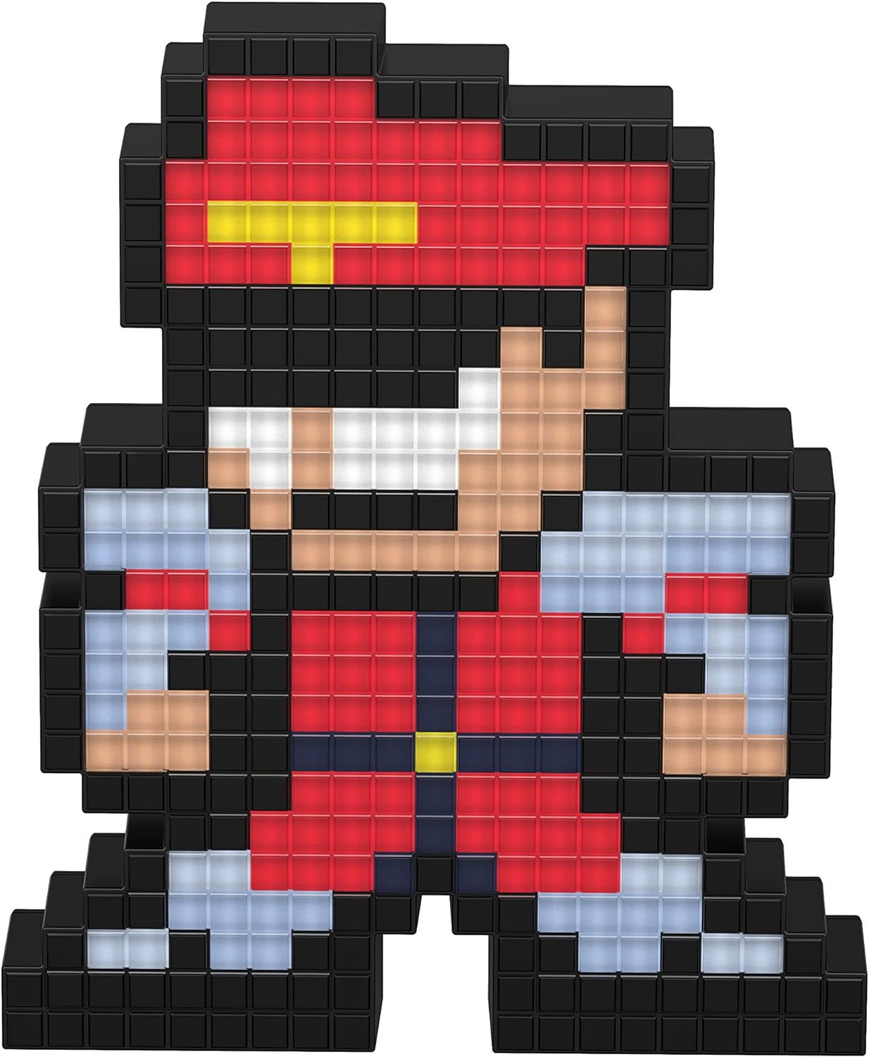 PDP "878-033-NA-BISON"Pixel Pals-Streen Fighter Bison, Red/Blue, 8.8 x 11.2 x 15.9 cm