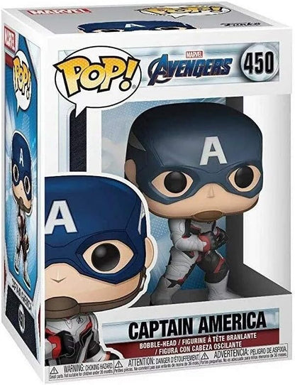 Funko POP! Bobble: Marvel Avengers Endgame: Captain America - Collectable Vinyl Figure - Gift Idea - Official Merchandise - Toys for Kids & Adults - Movies Fans - Model Figure for Collectors