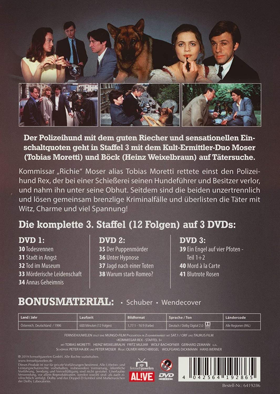 Kommissar Rex - Die komplette Staffel 3