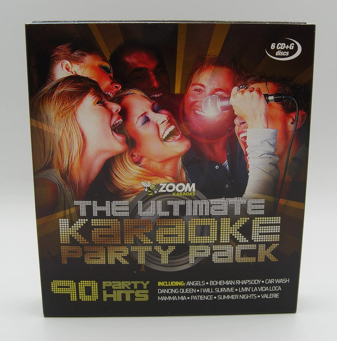 The Ultimate Karaoke Party Pack - 6 CD+G Box Set - from Zoom Karaoke