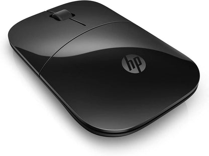HP Z3700 Wireless Mouse, Black, Slim, Multi-OS & Device Compatibility, 2.4 GHZ Connectivity, Multi-Surface Technology, Blue LED 1200 dpi Optical Sensor, Up to 16 Months Battery Life