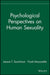 Psychological Perspectives on Human Sexuality