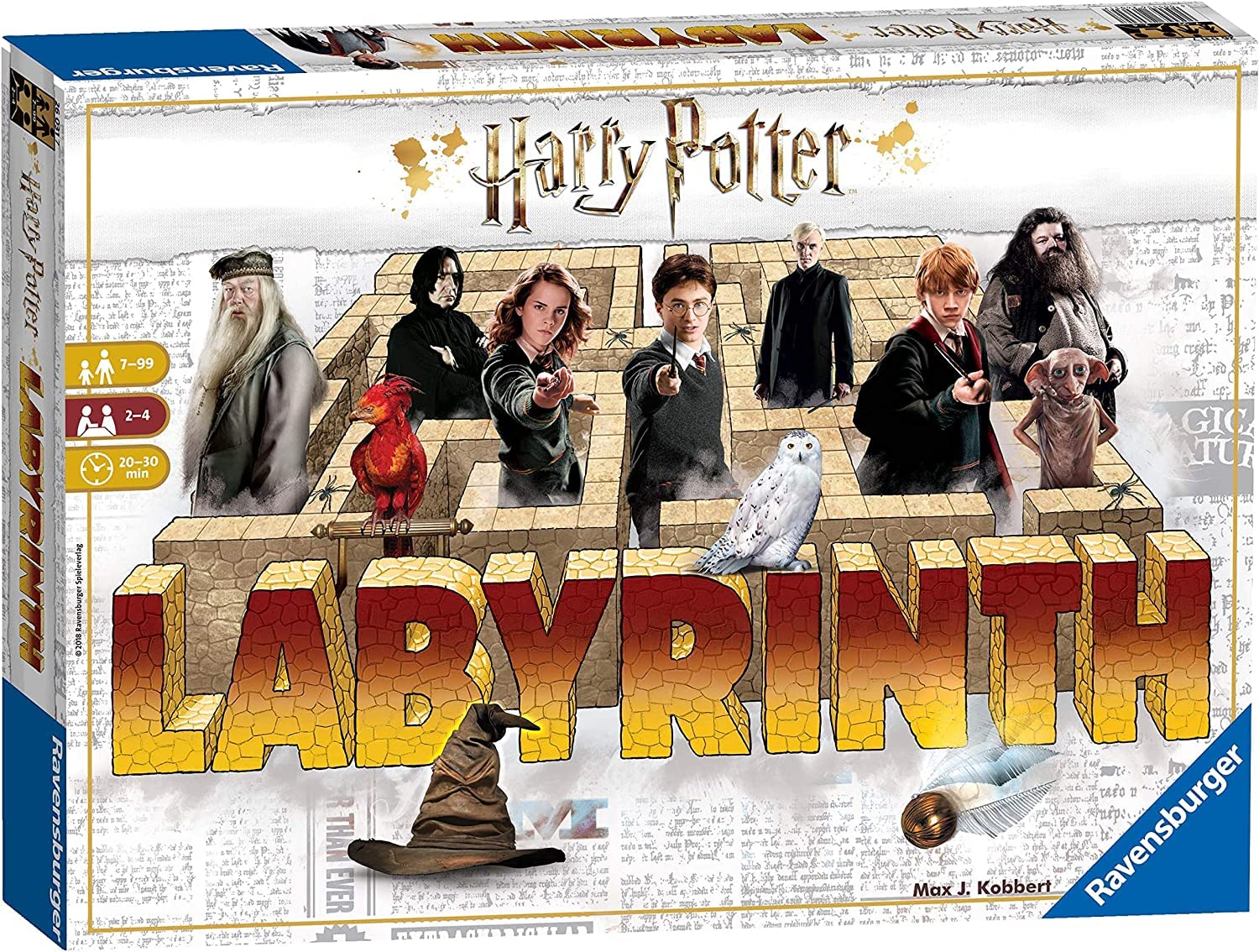 Ravensburger Harry Potter Labyrinth Family Board Game for Kids & Adults Age 7 & Up - So Easy to Learn & Play with Great Replay Value