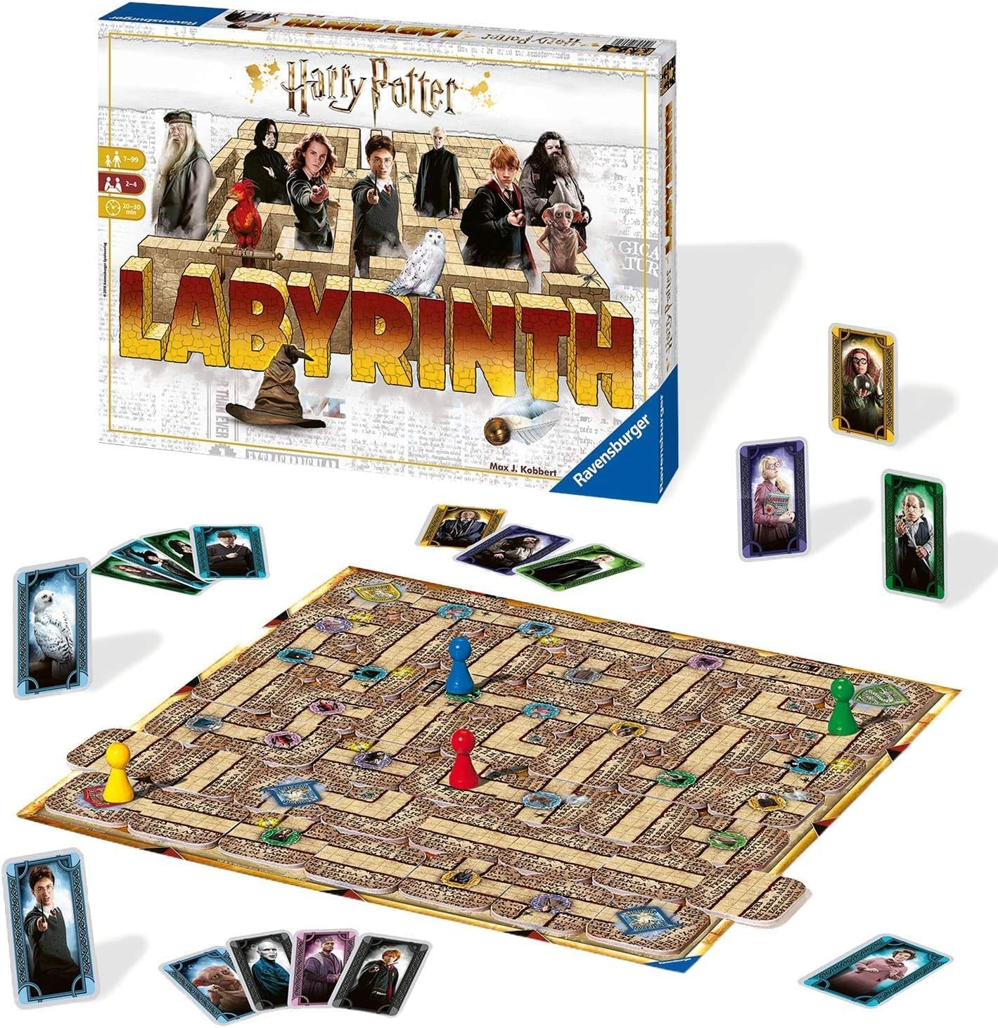 Ravensburger Harry Potter Labyrinth Family Board Game for Kids & Adults Age 7 & Up - So Easy to Learn & Play with Great Replay Value