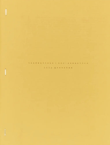 Tendentious Neo-Semantics