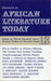 ALT 18 Orature in African Literature Today