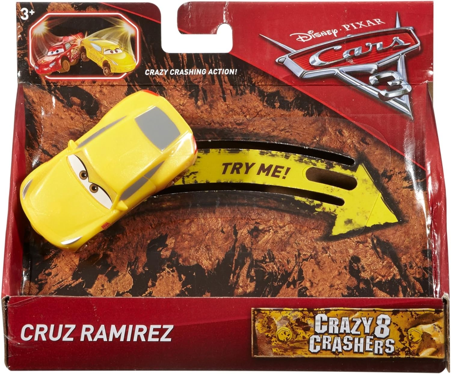 Disney Cars DYB05 Cars 3 Crazy 8 Crashers Cruz Ramirez Vehicle Toy