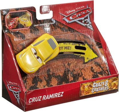 Disney Cars DYB05 Cars 3 Crazy 8 Crashers Cruz Ramirez Vehicle Toy