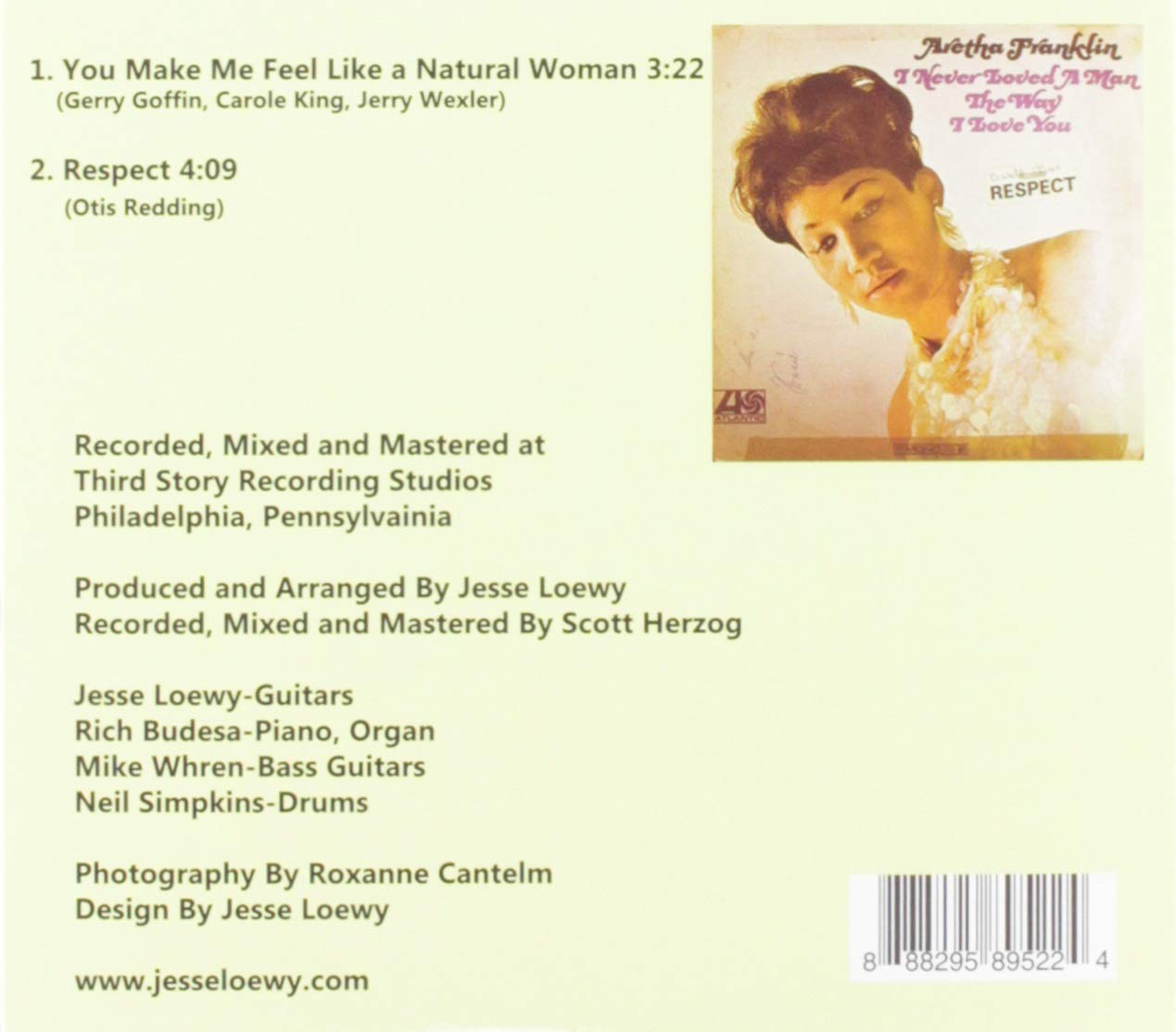 Jesse Loewys Tribute To Aretha Franklin