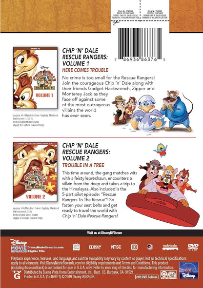 Chip 'N' Dale Rescue Rangers: 2-Movie Collection