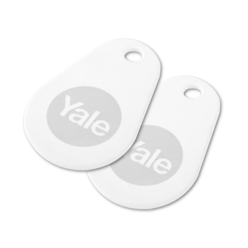 Yale Smart Lock Key Tags - White