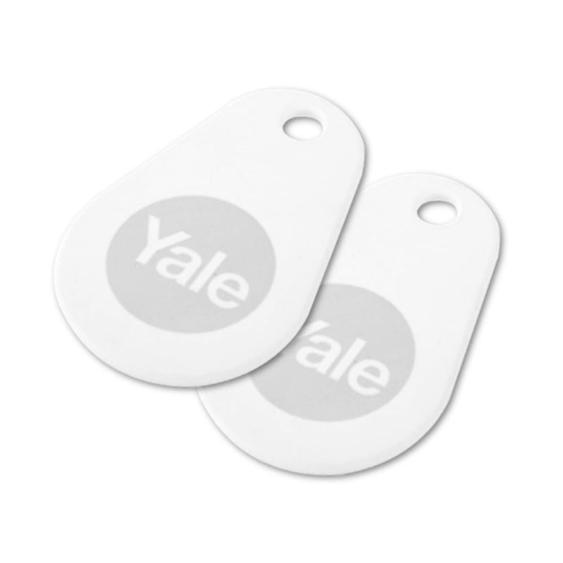 Yale Smart Lock Key Tags - White