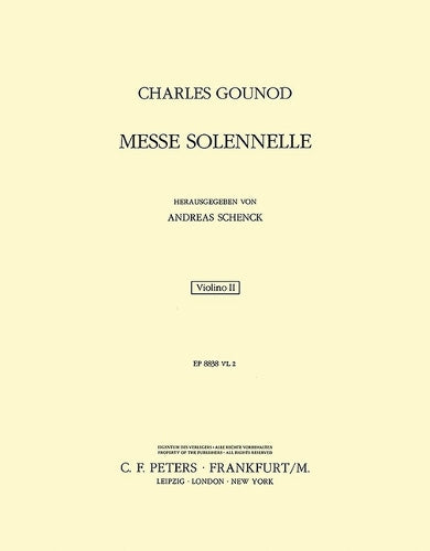 Messe Solennelle En Lhonneur D