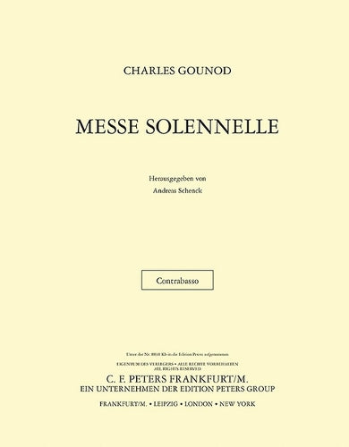 Messe Solennelle En Lhonneur D