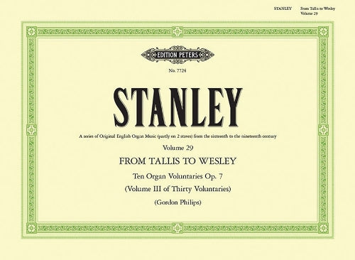 10 Voluntaries Op. 7: From Tallis to Wesley (Edition Peters)