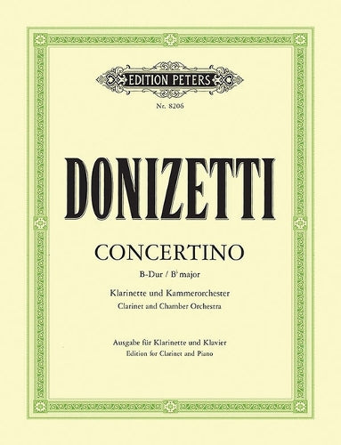 Clarinet Concertino In B Flat