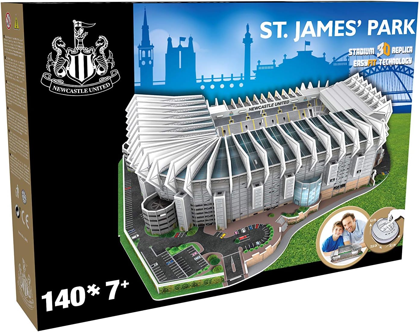 Paul Lamond Games 3d Stadium Puzzles - Newcastle Utd/toys Single