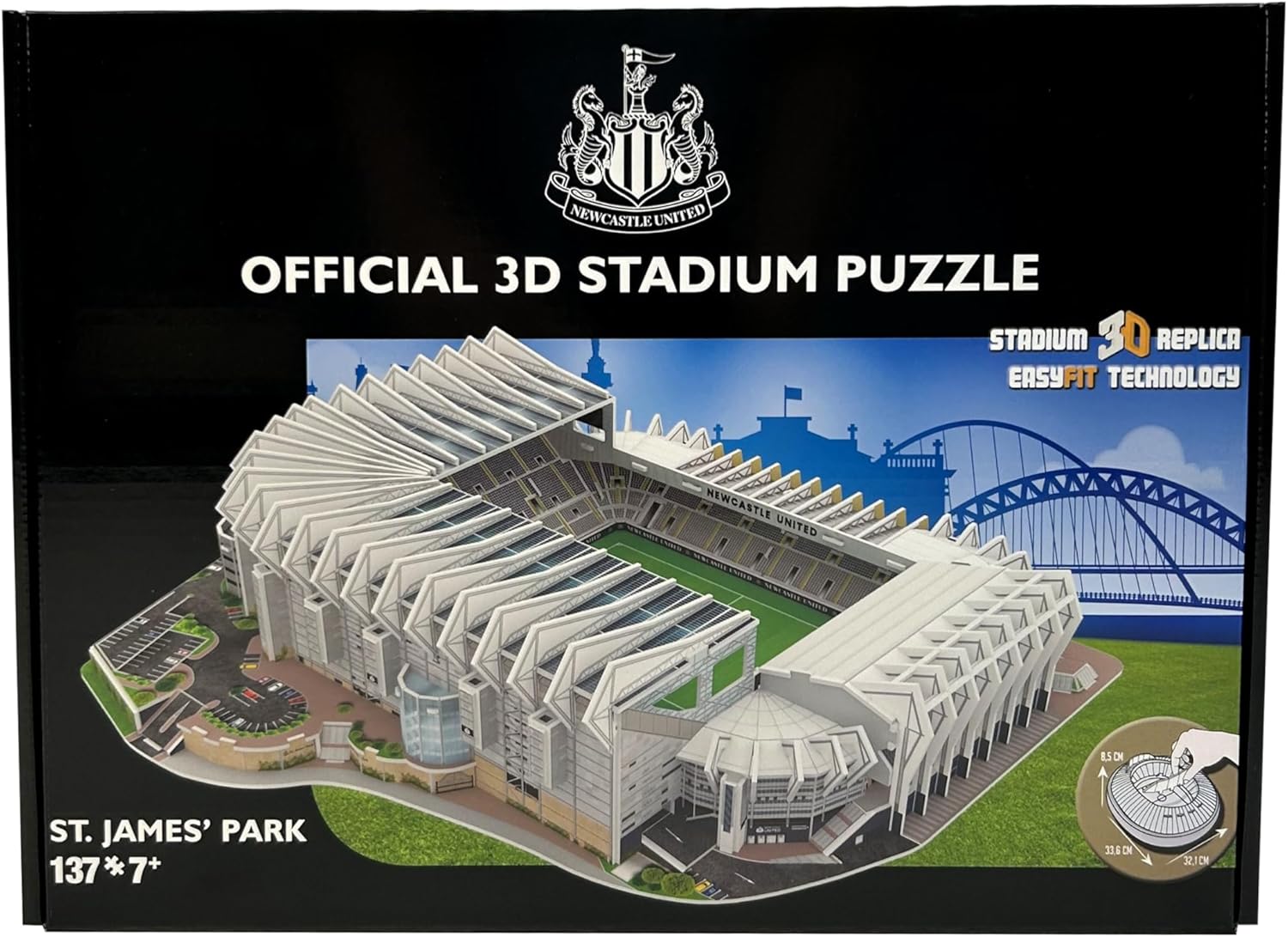 Paul Lamond Games 3d Stadium Puzzles - Newcastle Utd/toys Single