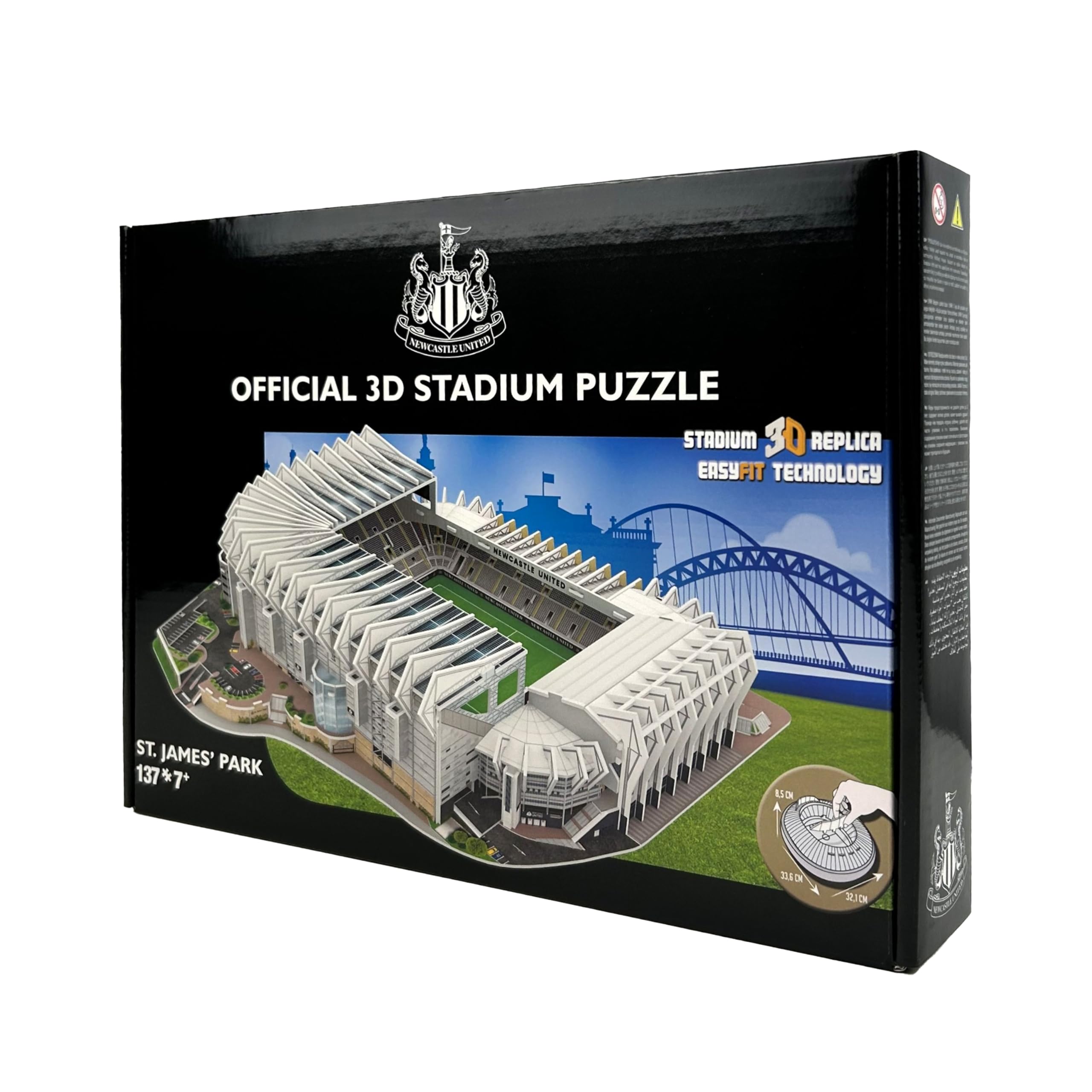 Paul Lamond Games 3d Stadium Puzzles - Newcastle Utd/toys Single