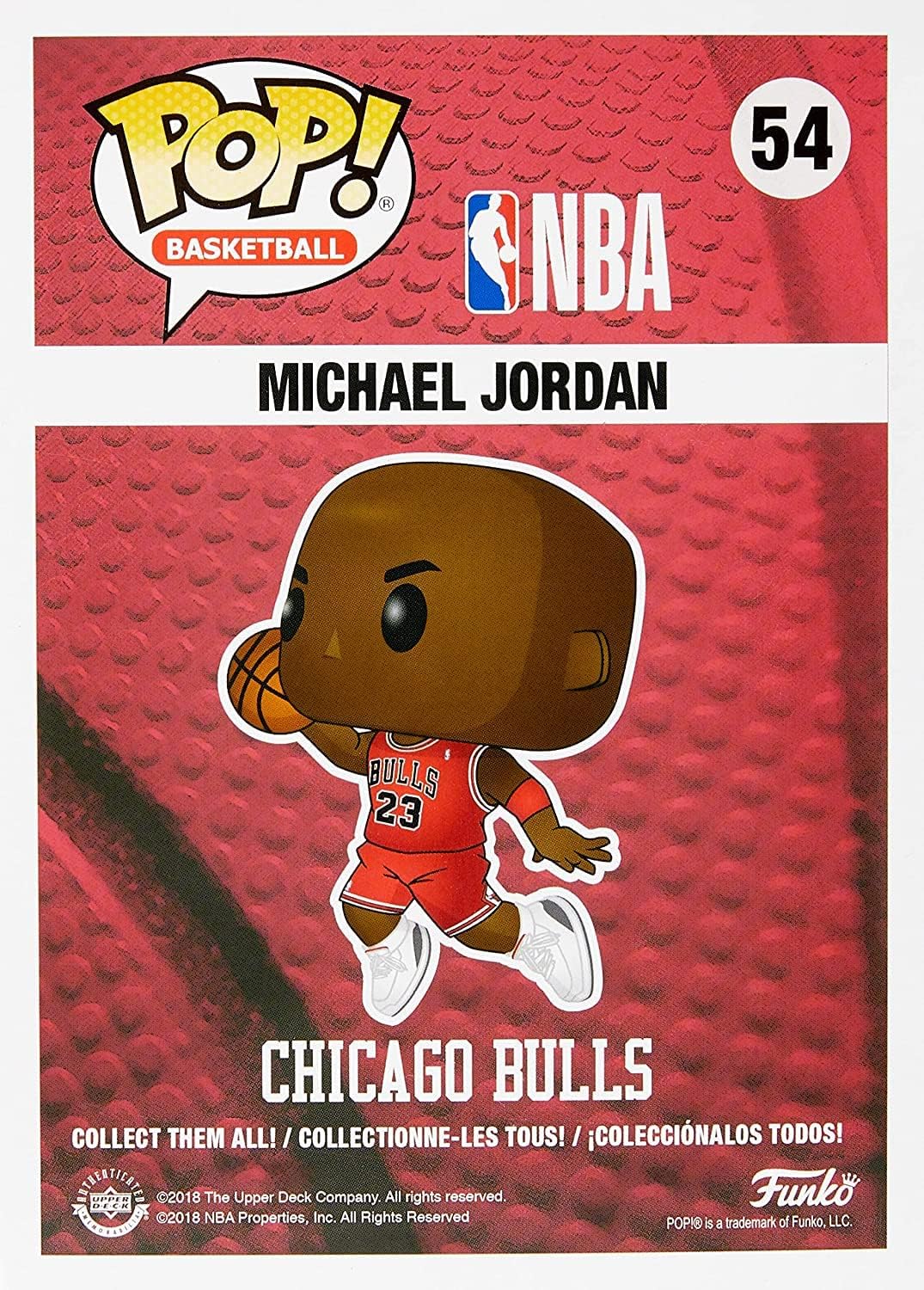 Funko POP! NBA: Bulls - Michael Jordan - Collectable Vinyl Figure - Gift Idea - Official Merchandise - Toys for Kids & Adults - Sports Fans - Model Figure for Collectors and Display