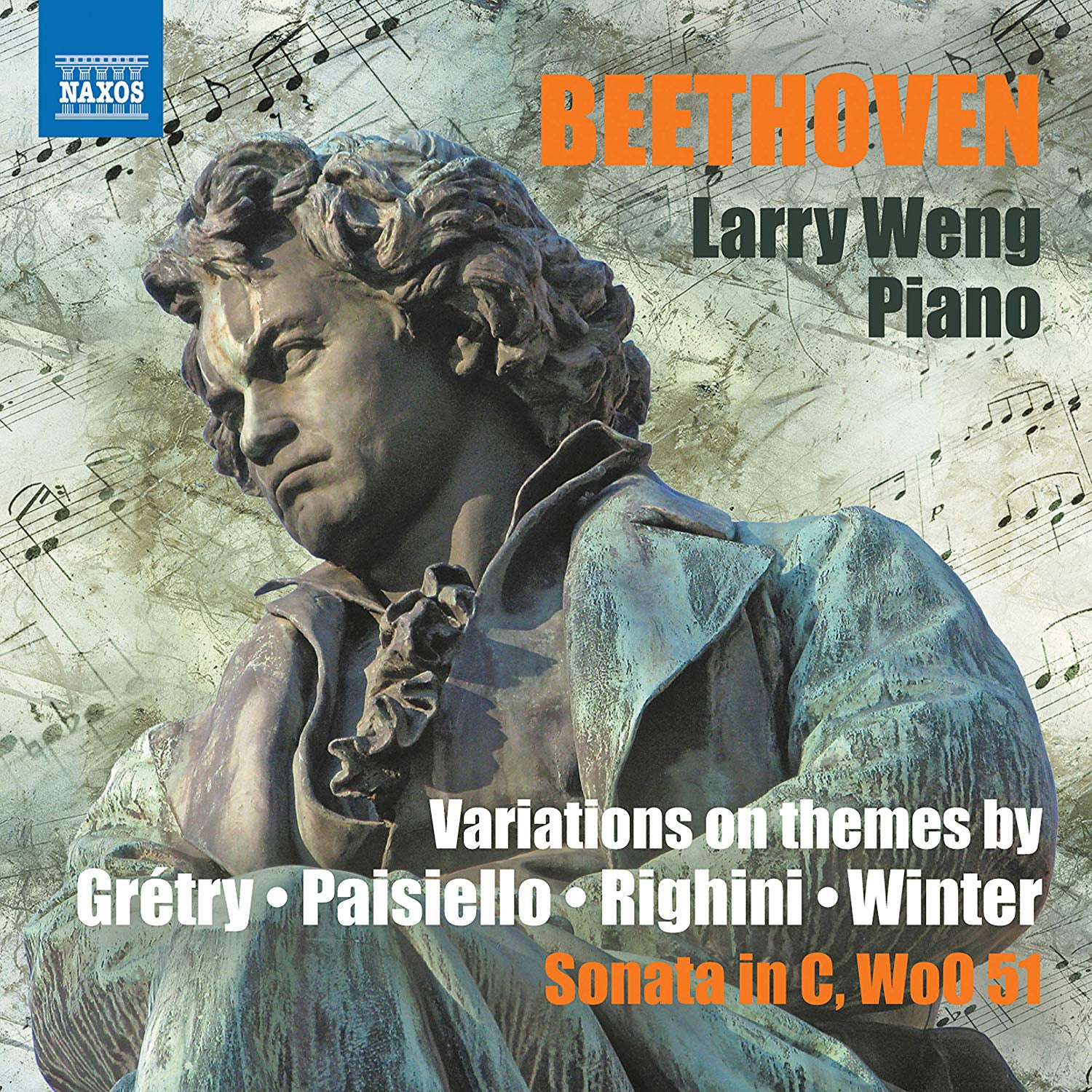 Larry Weng: Beethoven: Variations On Themes By Grétry - Paisiello - Righini - Winter/