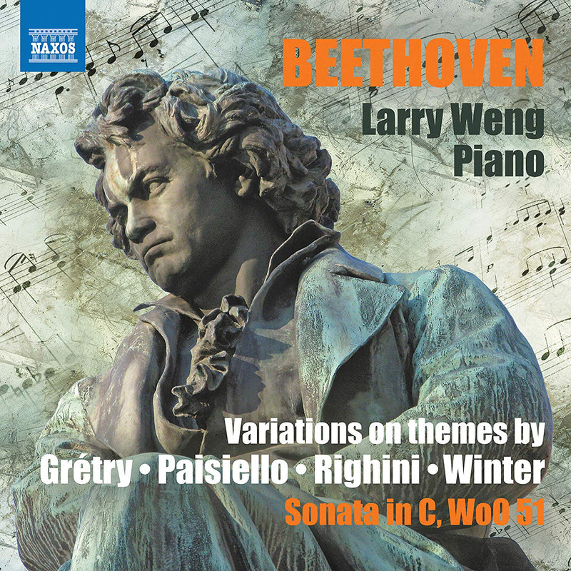 Larry Weng: Beethoven: Variations On Themes By Grétry - Paisiello - Righini - Winter/