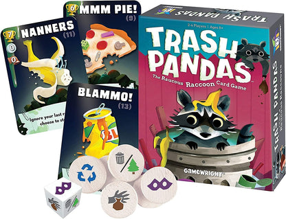 Gamewright | Trash Pandas | Miniature Game | Ages 8+ | 2-4 Players | 20 Minutes Playing Time