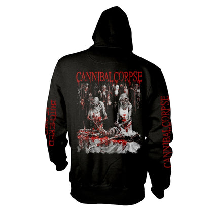 CANNIBAL CORPSE - BUTCHERED AT BIRTH (EXPLICIT) BLACK Hooded Sweatshirt with Zip XX-Large