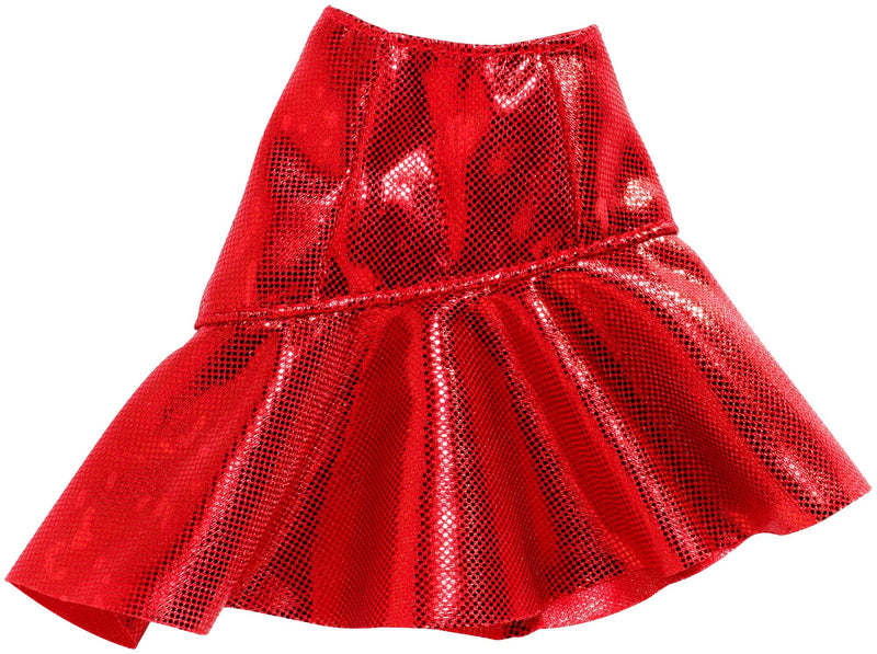Barbie Mattel Fashion - FXH83 - Asymmetrische rok met rode ruches - Nieuw