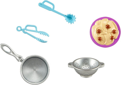 Mattel Barbie FHP72 "Cooking und Baking" Küchen-Zubehör Pasta