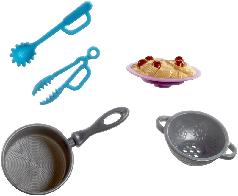 Mattel Barbie FHP72 "Cooking und Baking" Küchen-Zubehör Pasta