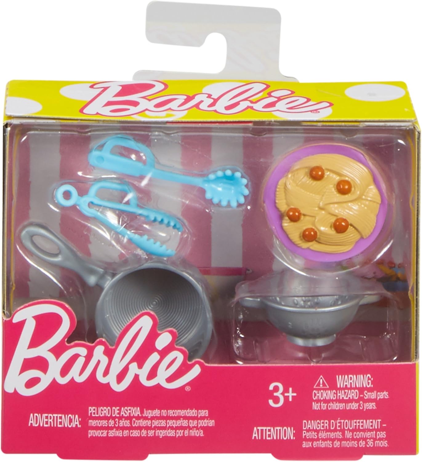 Mattel Barbie FHP72 "Cooking und Baking" Küchen-Zubehör Pasta