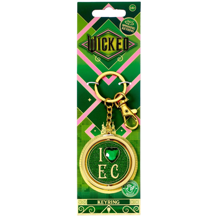 I Love Emerald City Spinning Keyring