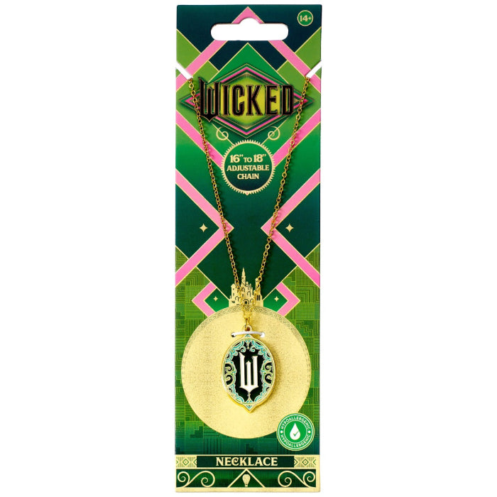 WICKED W Green Emerald City Necklace