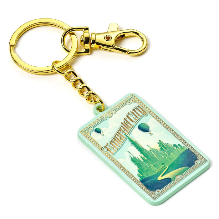 Wicked 3D Relief Emerald City Keyring