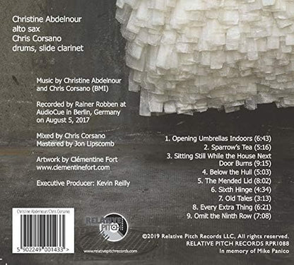 Christine Abdelnour & Chris Corsano - Quand Fond La Neige, Ou Va Le Blanc?