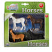 Van Manen Kids Globe Farming Horses (4 Assorted Designs, Scale 1:32) - 570199,Assorted,white