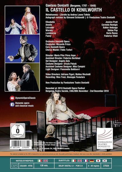 Donizetti: Il Castello di Kenilworth (Festival Donizetti 2018