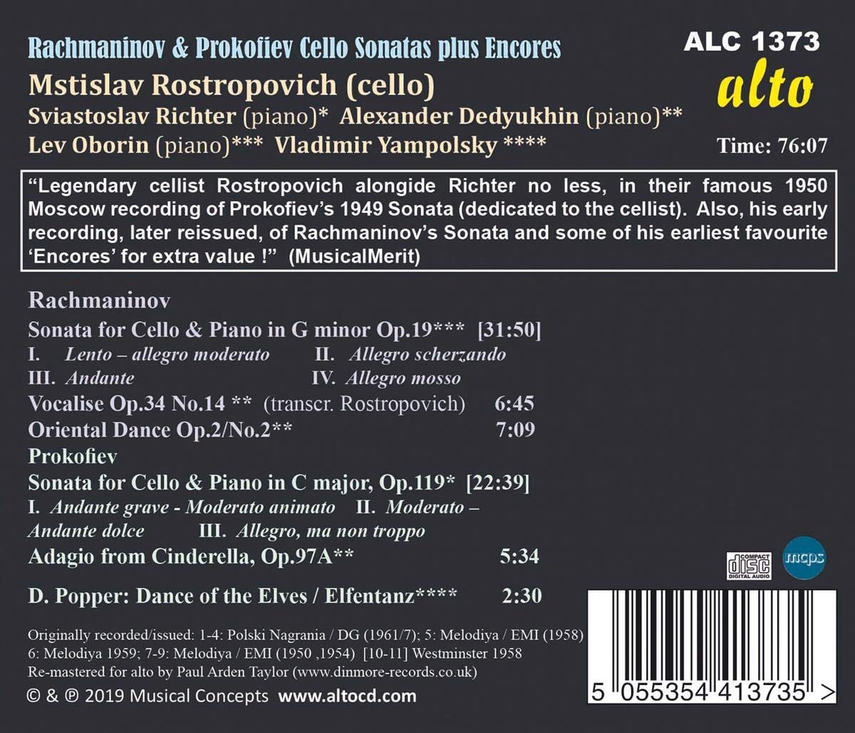 Cello Sonaten & Encores